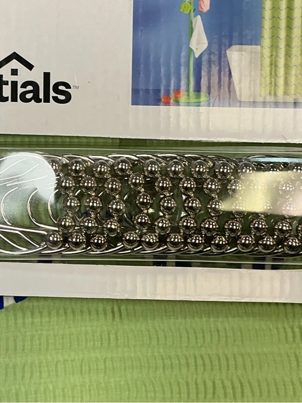 Room Essentials 13-piece bath set includes shower curtain shower & hooks.